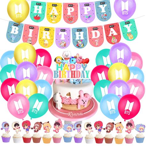 Buy Party Corner Bts Theme Birthday Party Decoration Box Bts Birthday Party Supplies Set
