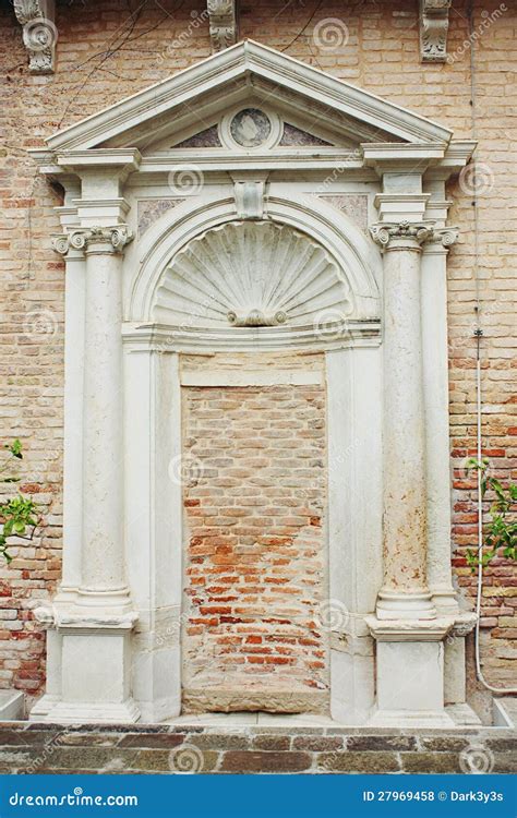 Architectural Wall Niche Background Stock Photo Image Of Brick