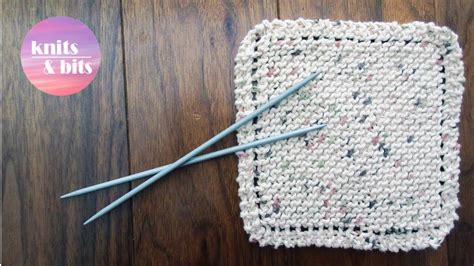 Learn To Knit Simple Dishcloth Knitting For Beginners