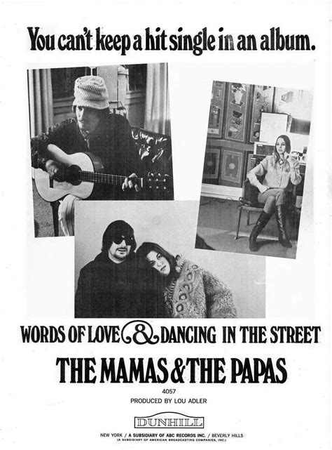 The mamas and the papas — california dreamin' (хиты всех времён 1966). A BILLBOARD CLASSIC '45 AD FLASHBACK! 11/26/1966