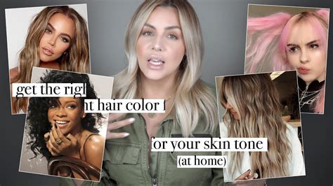 Get The Right Hair Color For Your Skin Tone At Home Youtube