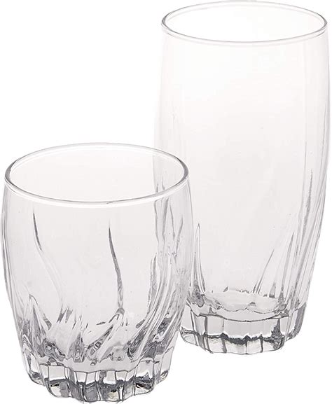 Anchor Hocking Central Park Small And Large Drinking Glasses Set Of 16 For Only 9 94 Was 23