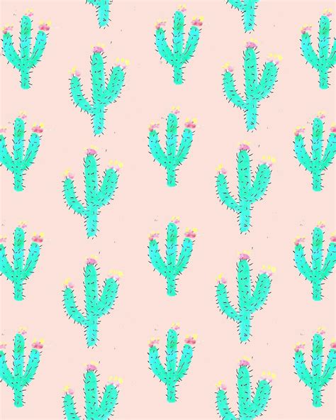 Cute Cactus Wallpapers Wallpaper Cave