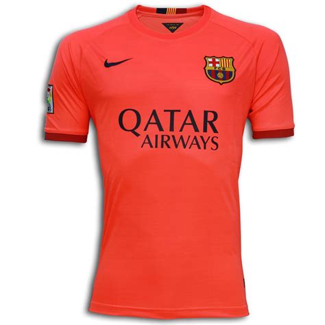 Fc Barcelona Half Sleeve Away Shirt 2014 15 Shoppersbd