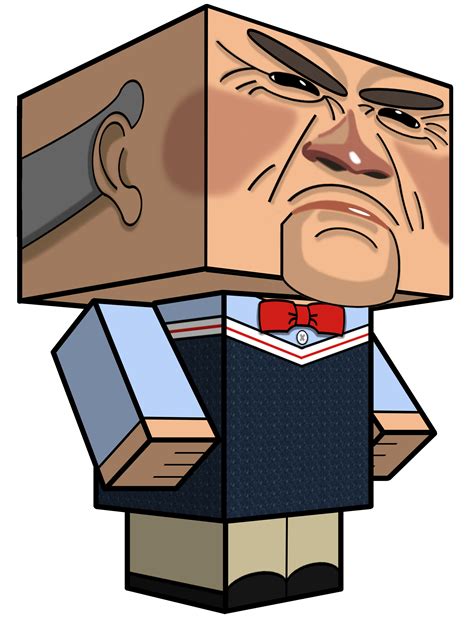 Cubeecraft Of The Puppet Walter From The Jeff Dunham