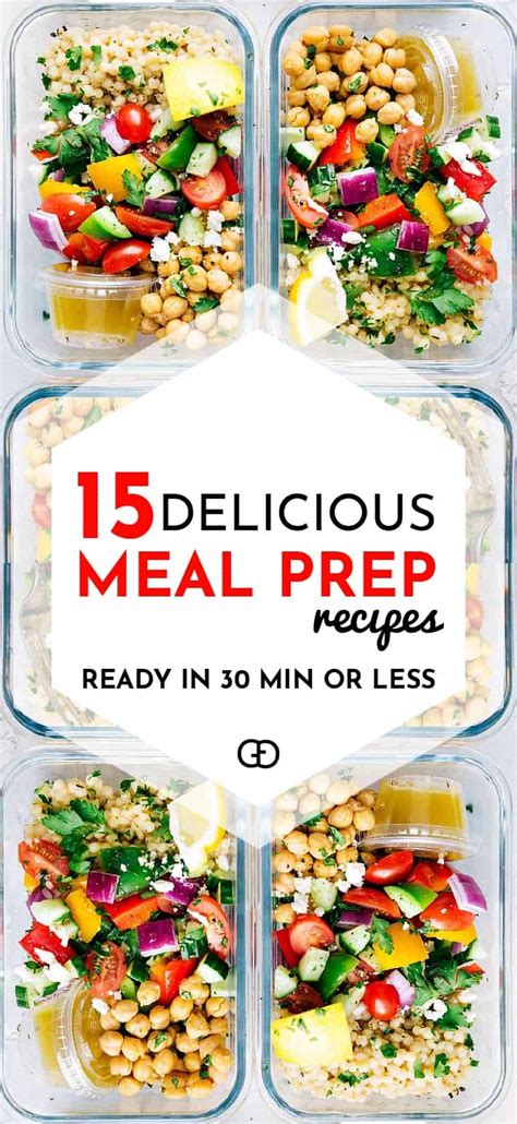 20 Healthy Meal Prep Ideas Thatll Make Your Life So Easy