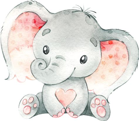Sintético 99 Foto Stickers De Elefantes Para Baby Shower Niña Cena Hermosa