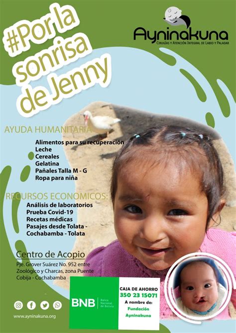 Por La Sonrisa De Jenny Campaña Pro Ayuda Humanitaria Fundación
