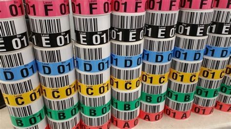 Warehouse Racking Barcode Labels