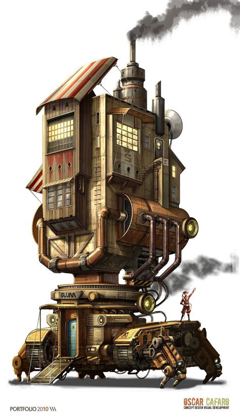 Steampunk House Concept