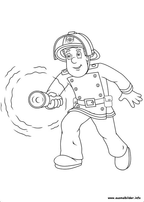 Feuerwehrman sam ist ein zeichentrickfilm der kindern den beruf des feuerwehrmannes beibringt und jemandem hilft. Feuerwehrmann Sam malvorlagen