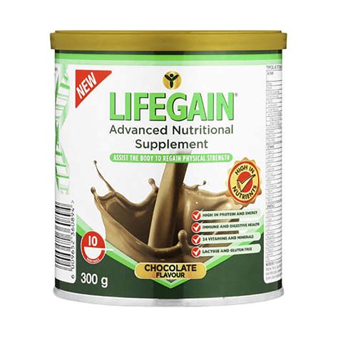 Lifegain Shake Chocolate 300g Med365