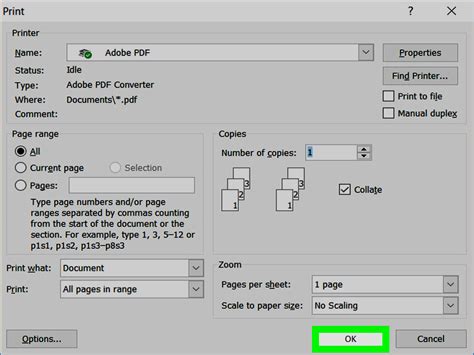 How To Print A Word Document 5 Steps With Pictures Wikihow