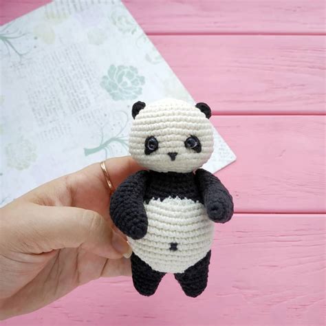 Amigurumi Blue Panda Crochet Free Pattern Amigurumim