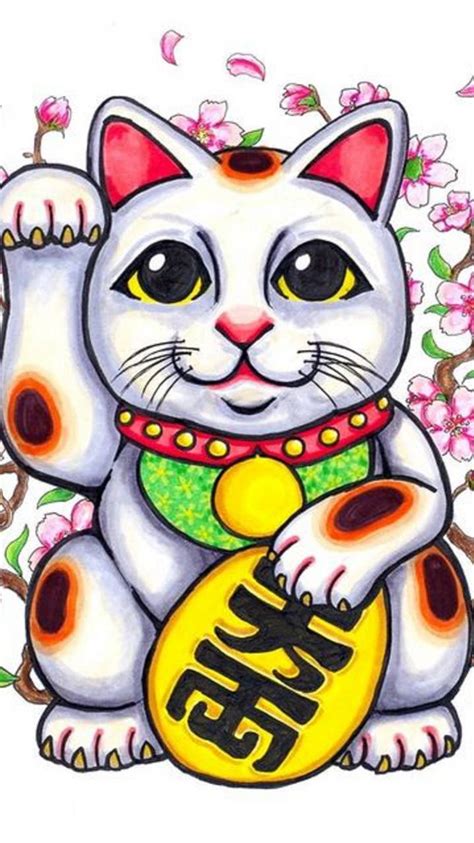 Lucky Cat Wallpapers Wallpaper Cave