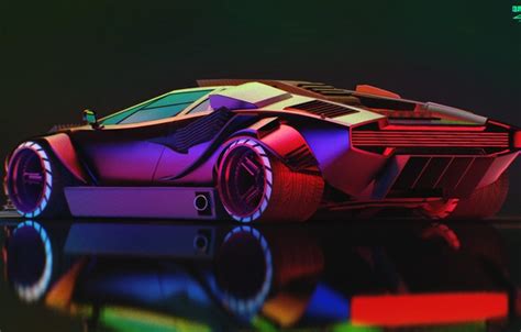 Cyberpunk 2077, video games, video game characters, cd projekt red. Wallpaper Auto, Lamborghini, Neon, Machine, Car, Art ...