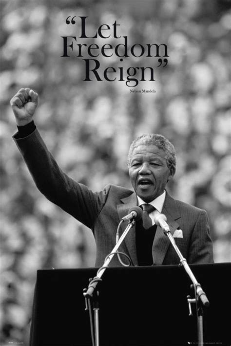 Nelson Mandela Freedom Poster Sold At Europosters