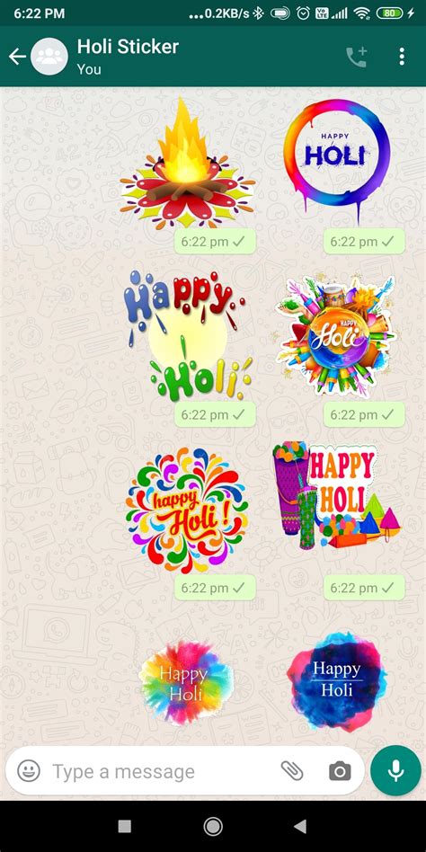 Happy Holi Whatsapp Stickers 2023 Happy Holi Sticker For Whatsapp