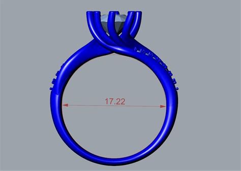 Engagement Ring Stl And 3dm File For Download And Print Cc16 3d Model