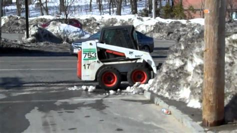 Ciano Bobcat Rental For Snow Removal Youtube