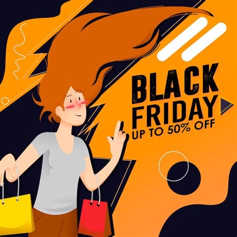 Premium Vector Black Friday Illustration