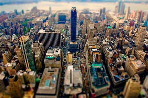 Manhattan Tilt Shift New York Skyline City