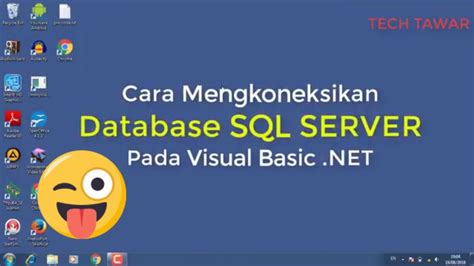 Vb Net Cara Koneksi Database Sql Server Dengan Visual Basic Net Youtube