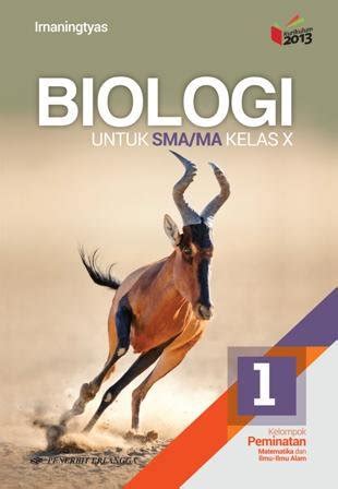 Jual Buku Biologi Irnaningtyas SMA KLS 10 PEMINATAN Penerbit ERLANGGA