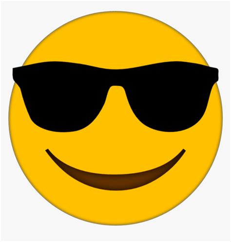 Sunglasses Emoji Png Transparent Image Png Download Transparent
