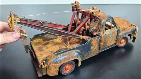 Restoration Antique Tow Truck Very Rusty Youtube