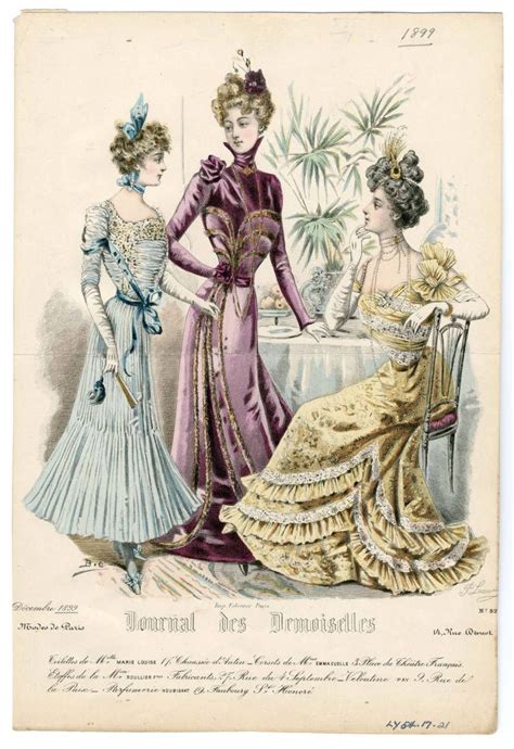 1899 Plate 003 Historical Fashion Fashion History Edwardian Fashion