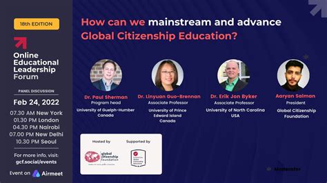 How Can We Mainstream And Advance Global Citizenship Education — Mission 47