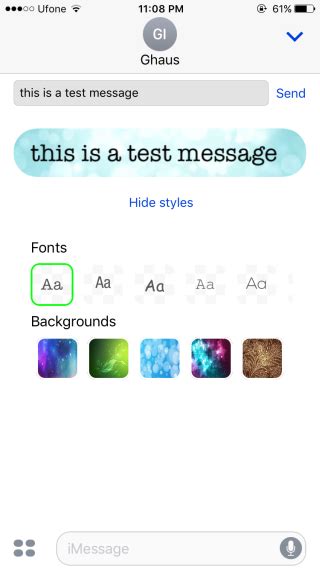 How To Customize Imessage Font And Background In Ios 10