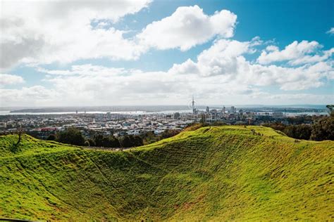 Auckland City New Zealand Mt Eden Park Stock Image Image Of