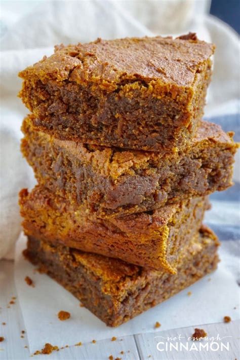 Vegan And Paleo Pumpkin Spice Blondies That Are To Die For So Easy To