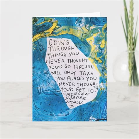 Encouragement Greeting Card Quote In 2020 Greeting Cards