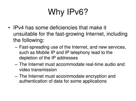 Ppt Next Generation Ip Protocol Ipv6 Powerpoint Presentation Free