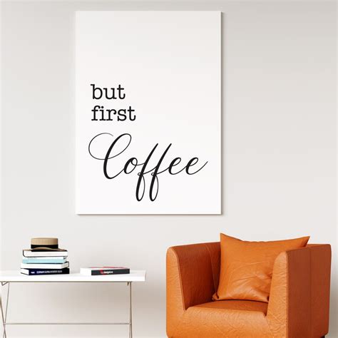 Coffee Printable But First Coffee Print Coffee Quote Print Etsy