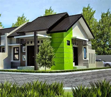 Sehingga tak heran banyak orang menyukai rumah warna hijau dan. 30 Contoh Kombinasi Cat Rumah Minimalis Warna Hijau Yang ...