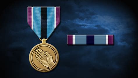 Humanitarian Service Medal Air Forces Personnel Center Display