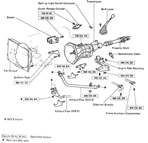 Exploded View 1989 Subaru Xt Manual Transmission Transmission On
