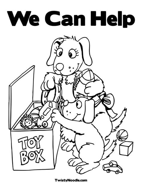 Childrens Coloring Pages Caring For Others