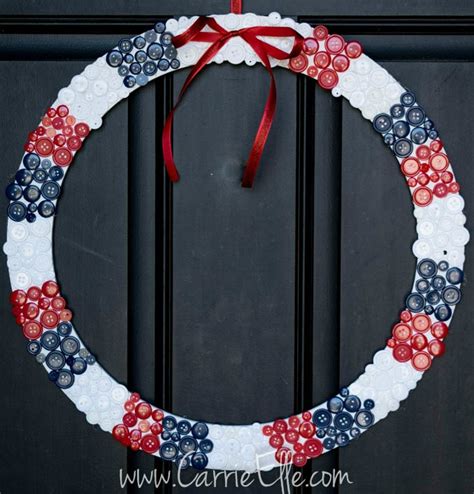 Diy Patriotic Wreaths For Memorial Day Flag Day And Independence Day