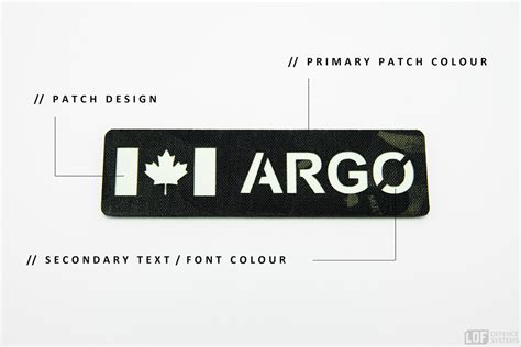 Lof Defence Custom K9 Name Patches Made In Canada
