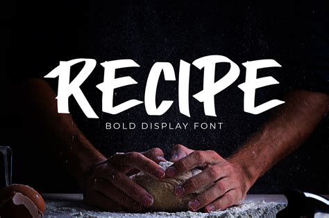 Recipe Font By Giant Design · Creative Fabrica