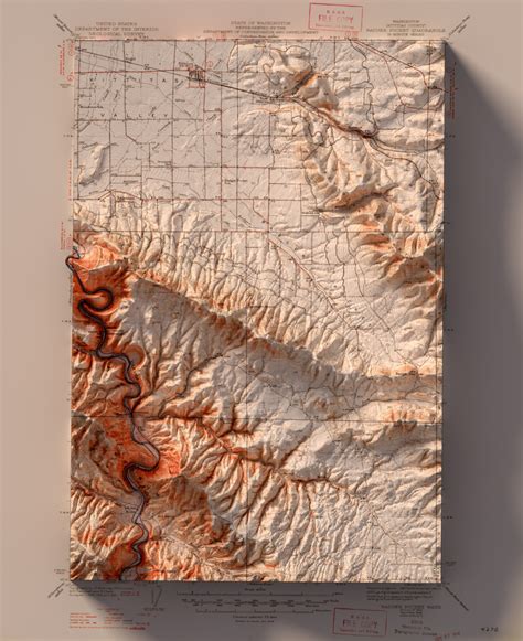 3d Rendered Topographic Maps — Longitudeone