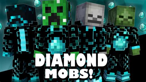 Diamond Mobs By Pixelationz Studios Minecraft Skin Pack Minecraft