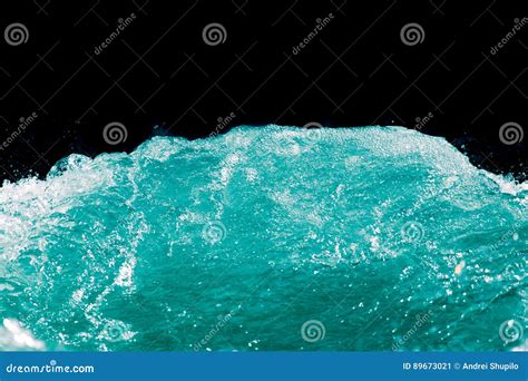 Abstract Background Water Wave With Splashes Stock Image Image Of