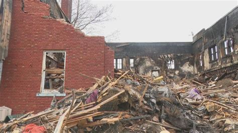 Fire Destroys Former Dalhousie Post Office Building Cbc News