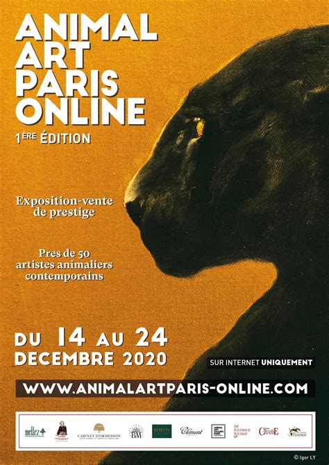 Affiche Animal Art Paris Online 2020 Faune Sauvage
